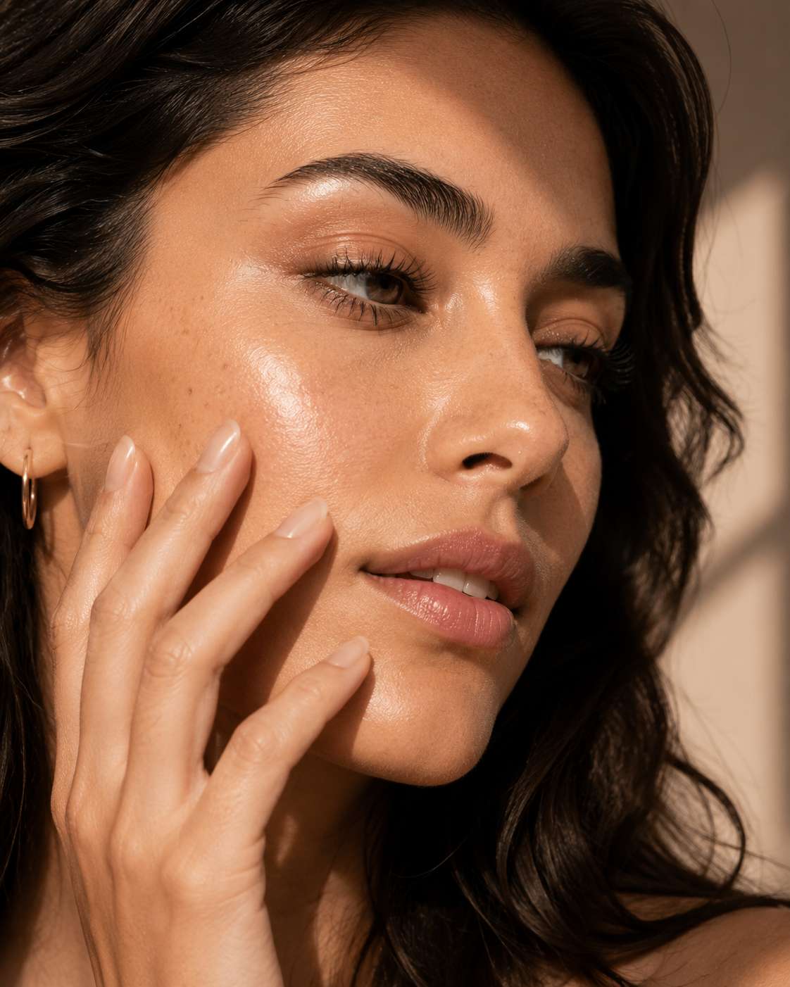 Peau lumineuse en lumière naturelle